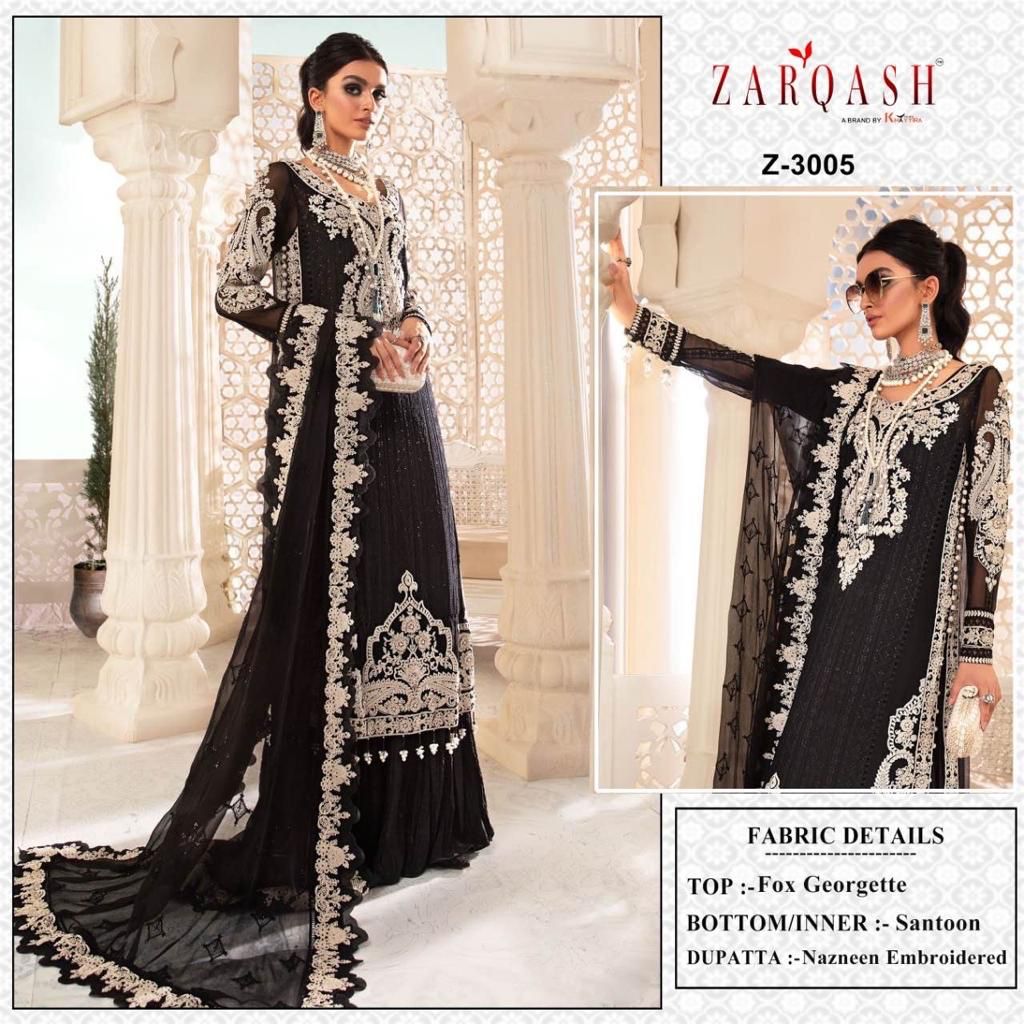 Zarqash Z 3005 Pakistani Salwar Suits