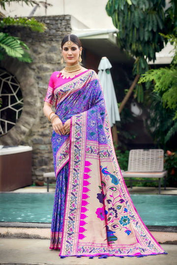 Beautiful Designer Pure Patola Paithani Saree