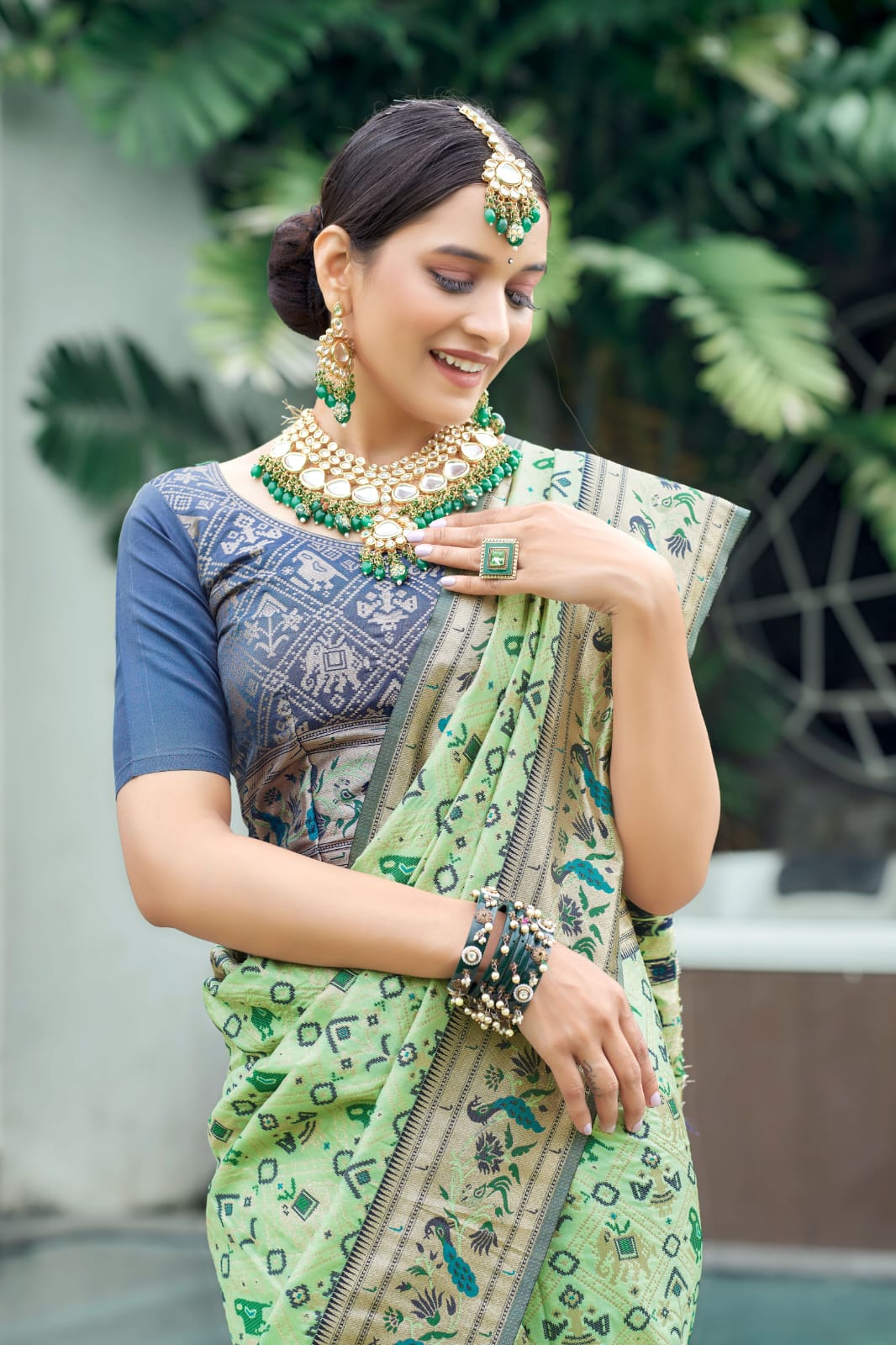 Beautiful Designer Pure Patola Paithani Saree