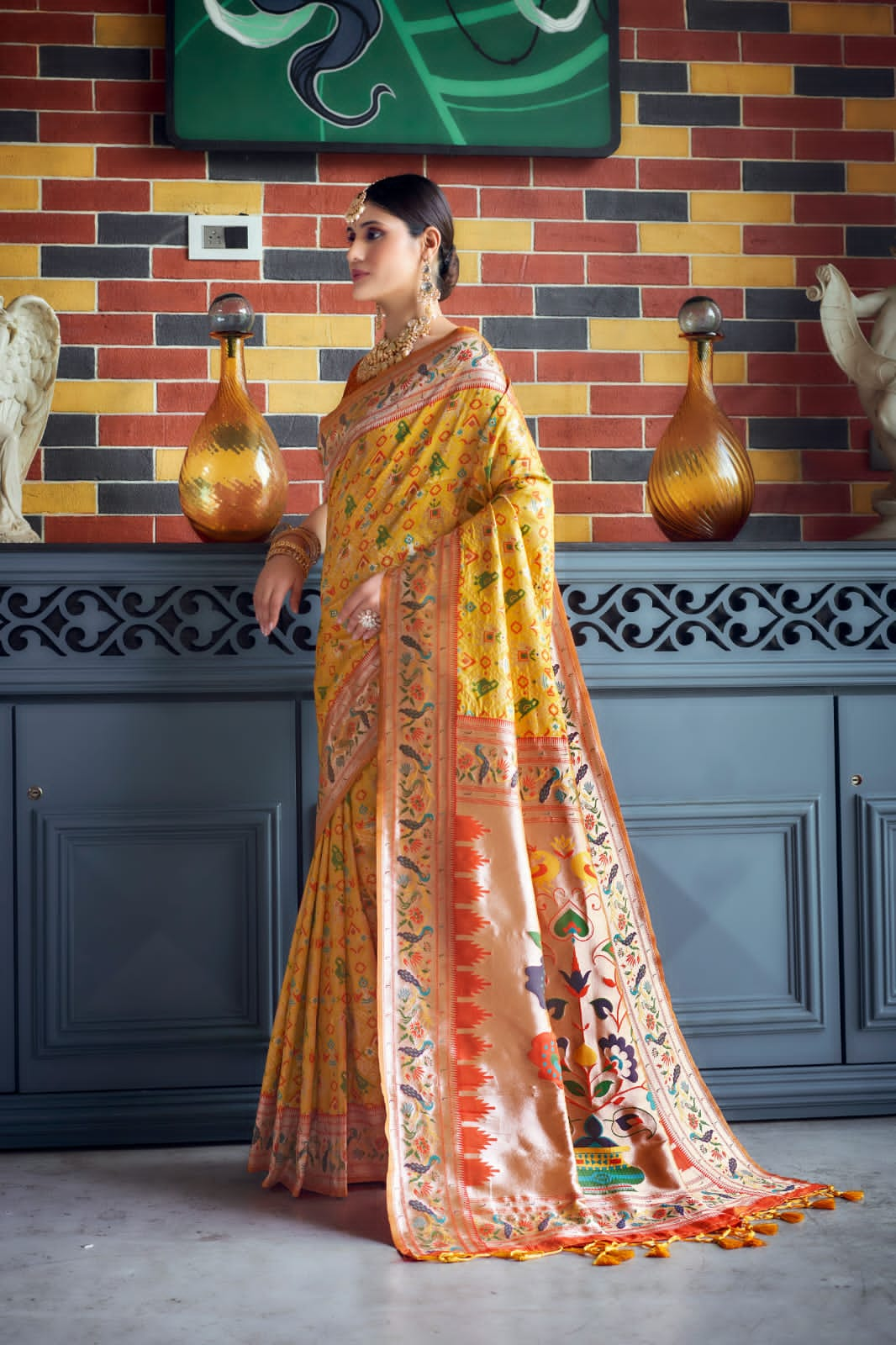 Beautiful Designer Pure Patola Paithani Saree