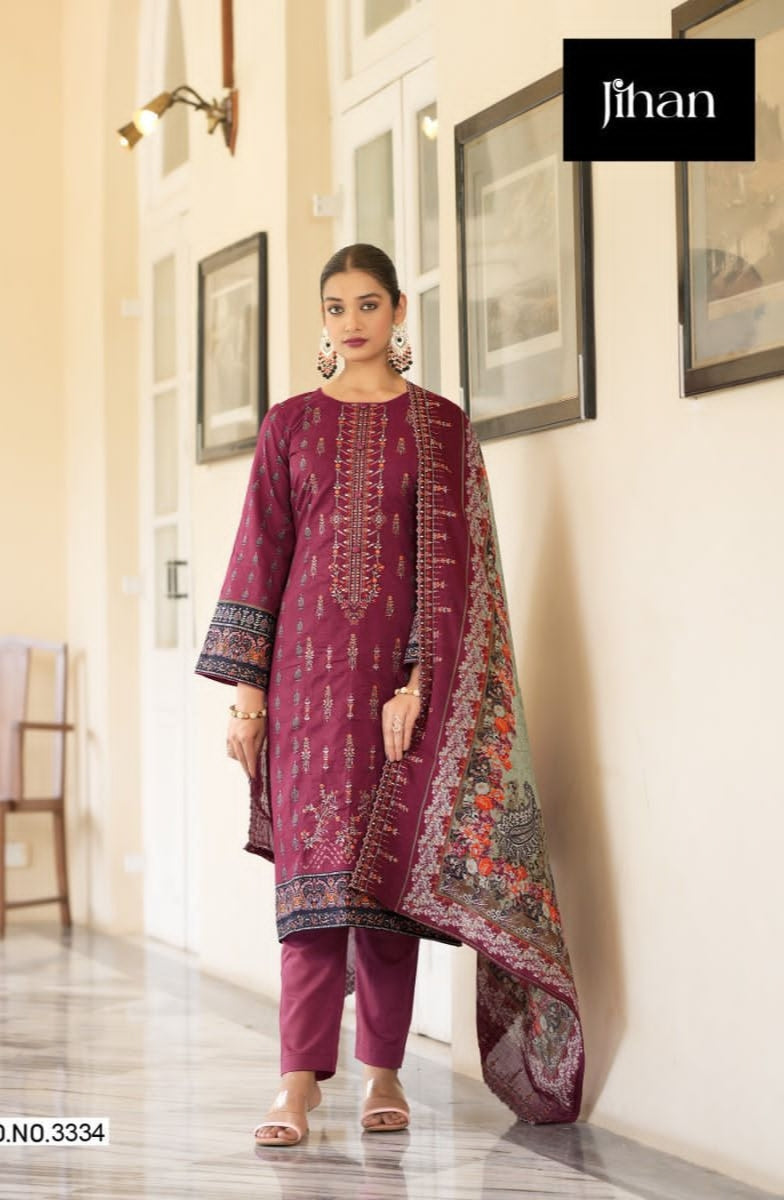 Jihan 3334 Pakistani Suits In Colours (850x05)