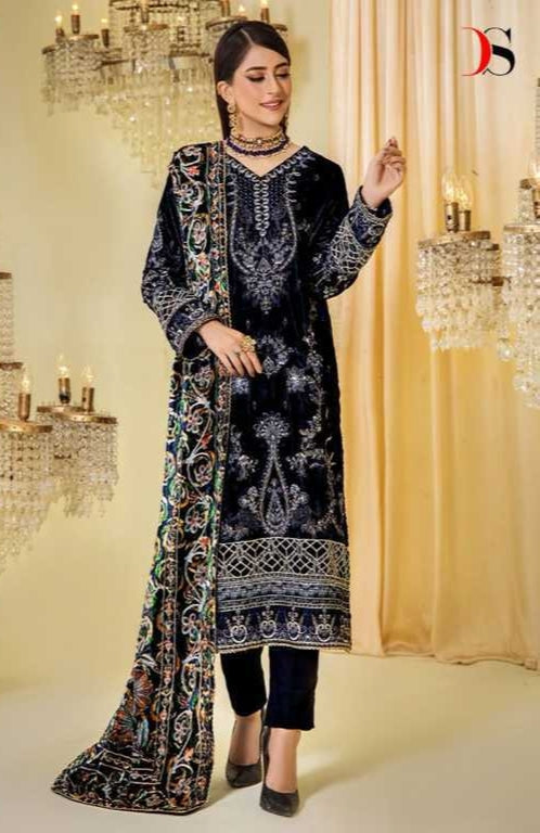 Deepsy Sana Safinaz Velvet Collection Salwar Suit (1450x06)