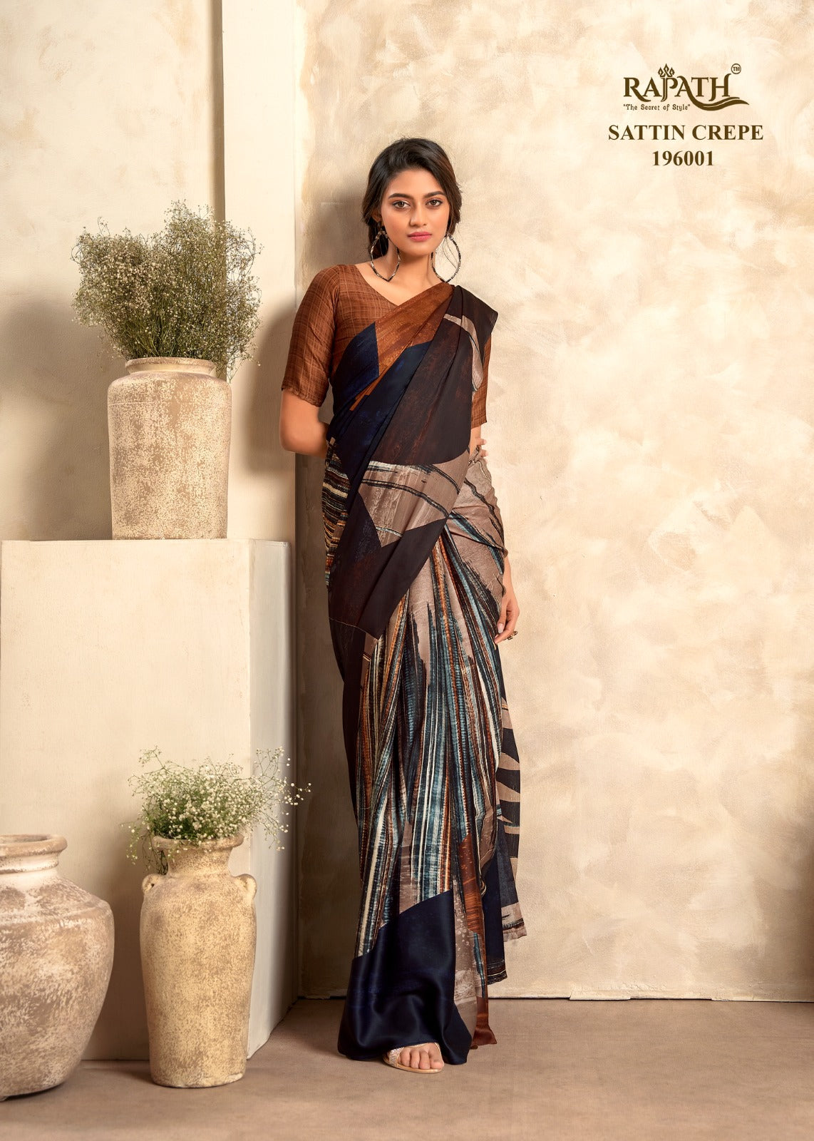 Beautiful Designer Winter Lover Rajpath Satin Printed Saree