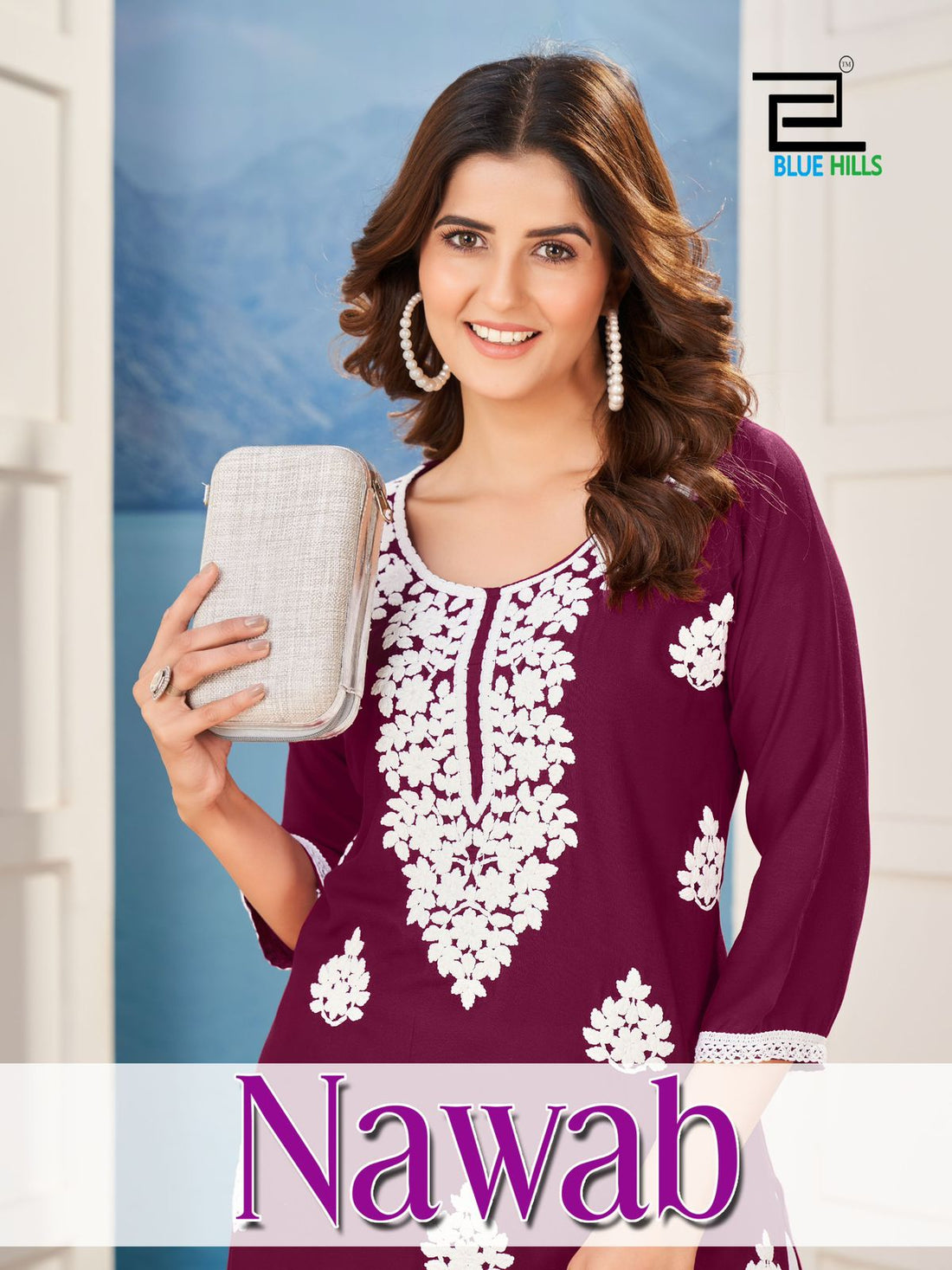 Blue Hills Nawab Rayon Designer Only Kurti Collection (449x06)