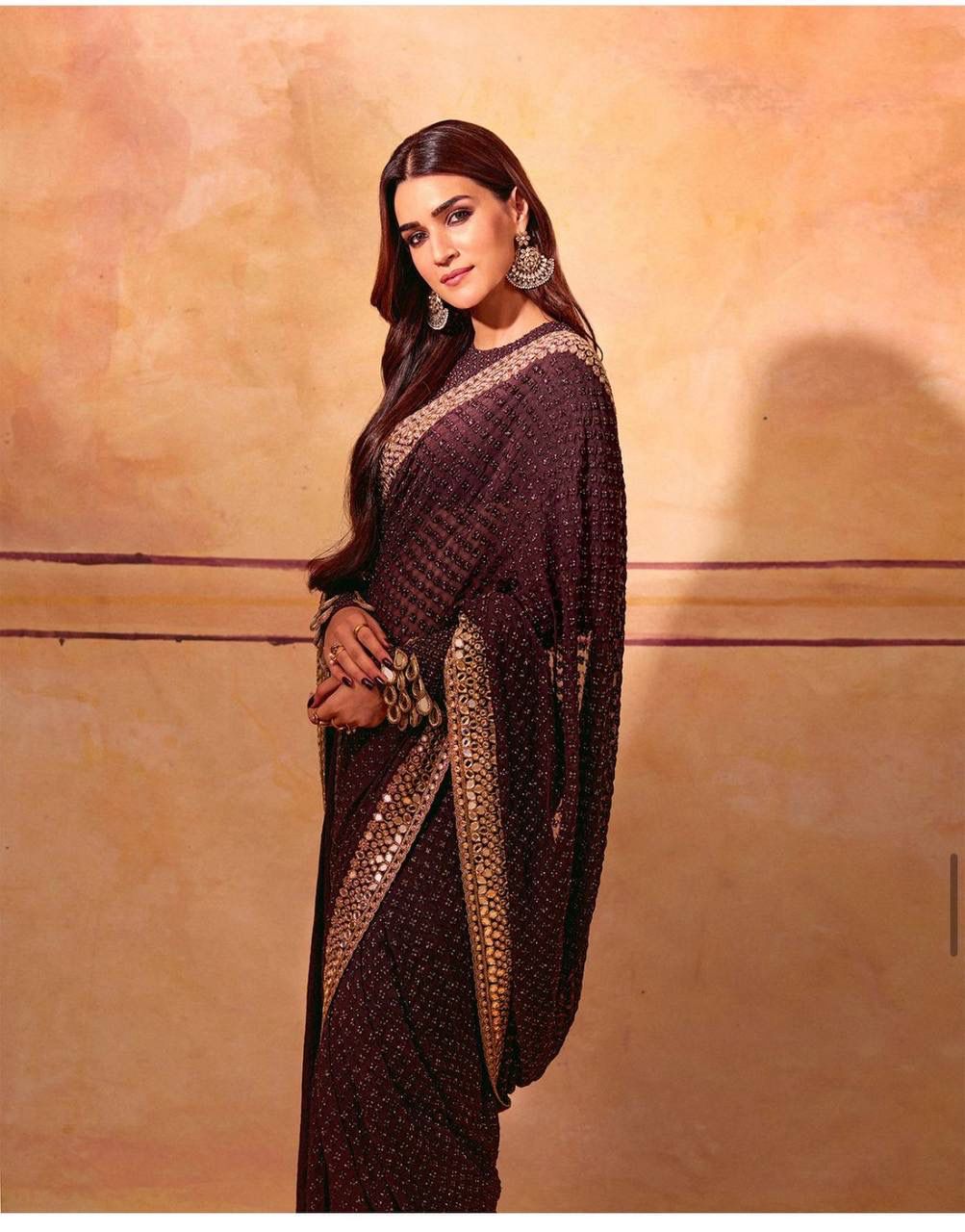 Beautiful Designer Heavy Georgette Exclusive Sequanc Saree Design 456