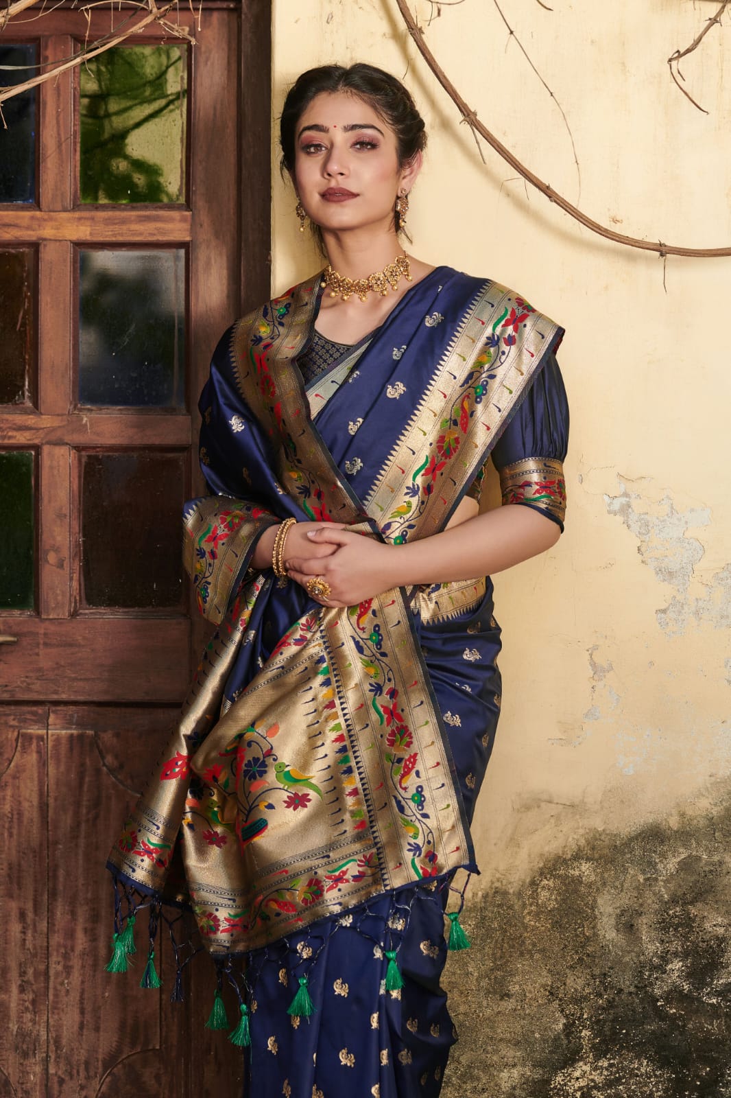 Beautiful Designer Heavy Banarasi Soft Silk Paithani Saree