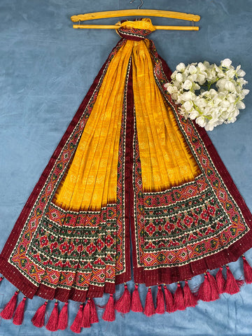 Beautiful Designer Chinon Dupatta