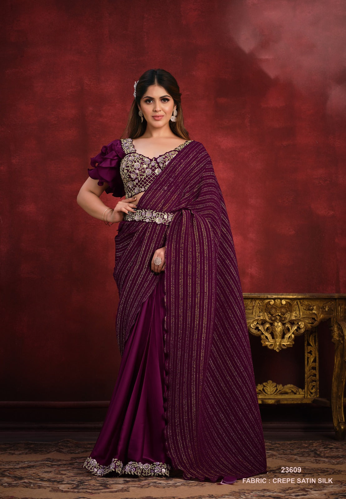 Wedding Designer Saree Mahotsav Mohmanthan Kimaya 23609 Series