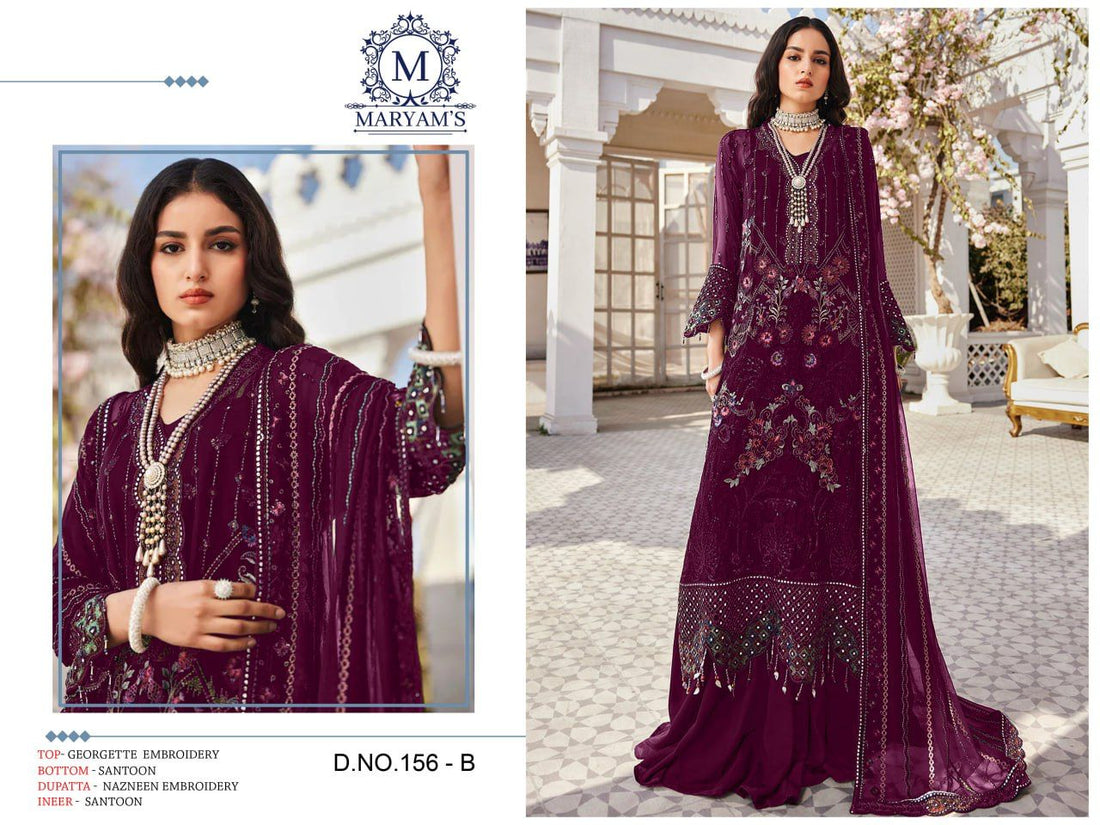 Maryams 156 Pakistani Festive Wear Dress Collection (1205x04)