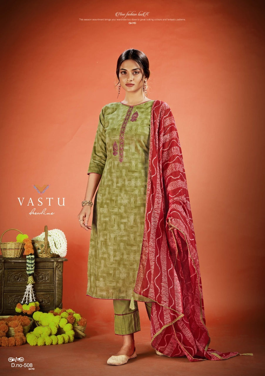 Vastu Netra Vol 5 Designer Cotton Dress Material Collection (600x10)