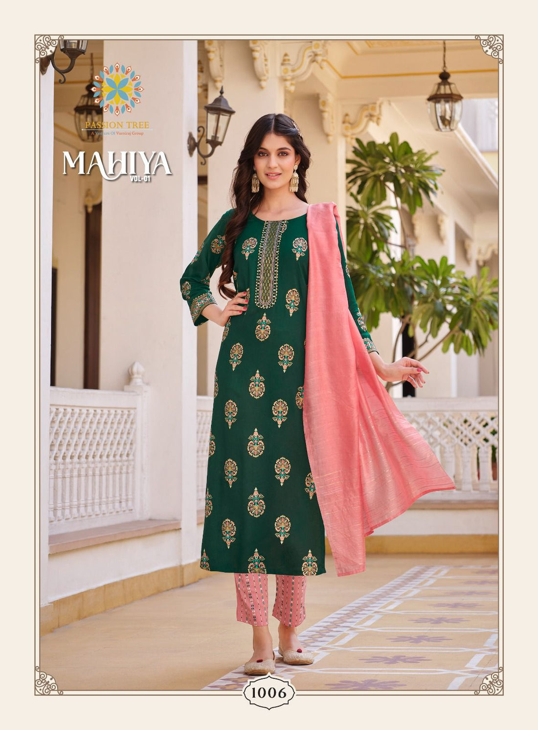 Passion Tree Mahiya Vol 1 Rayon with Printed Readymade Suits Collection (610x08)