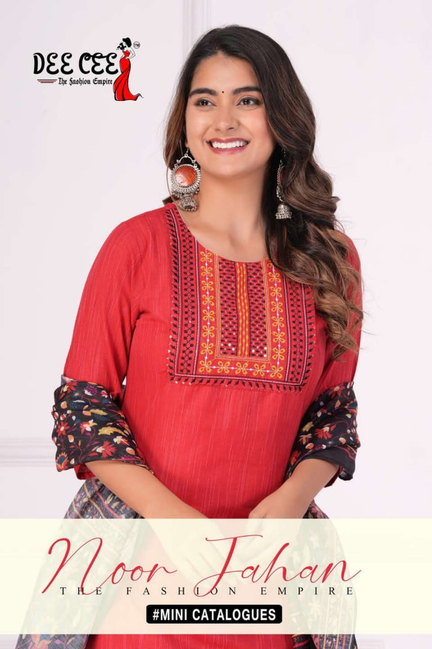 DeeCee Noor Jahan Kurti With Pent Duptta (545x04)