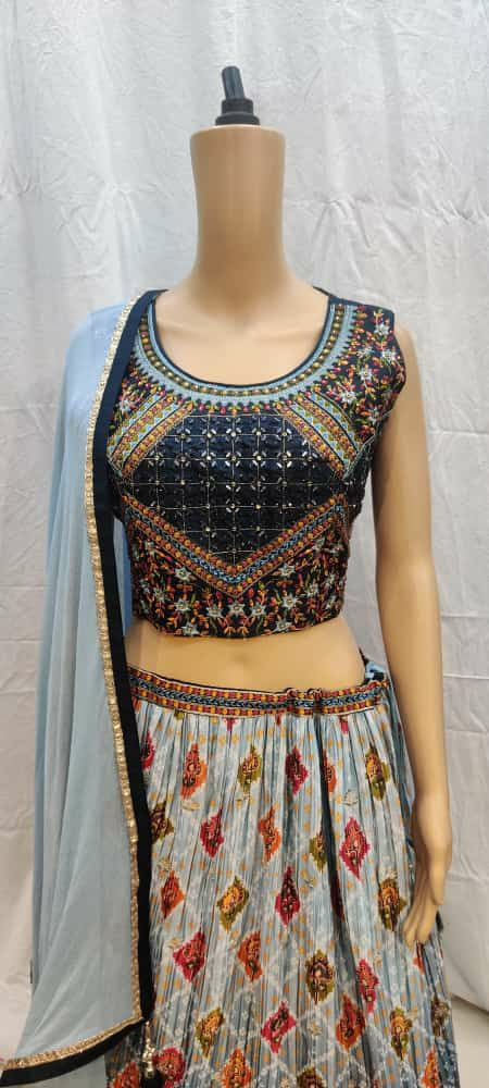 Beautiful Designer Georgette Printed Skirt