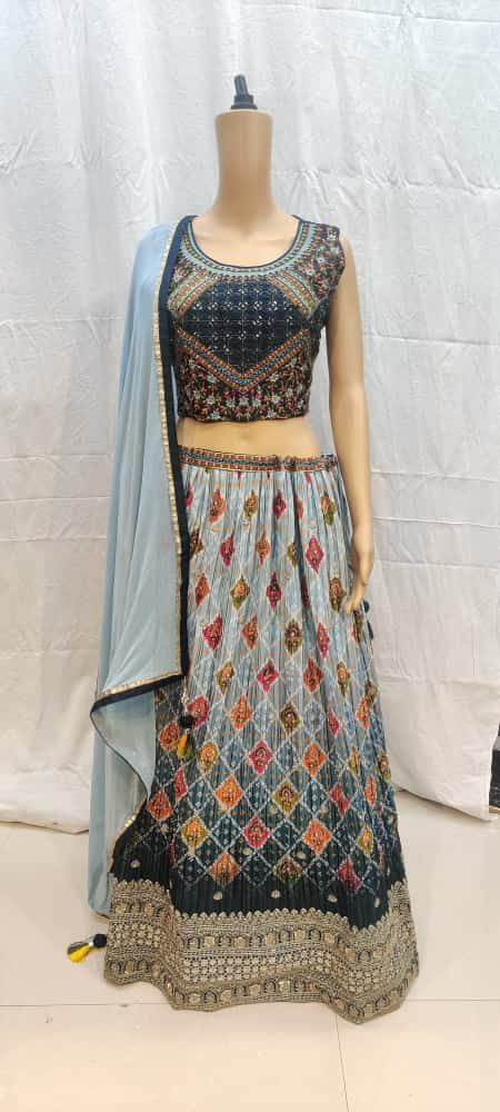 Beautiful Designer Georgette Printed Skirt