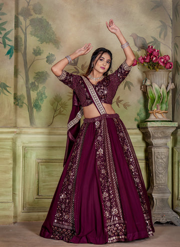 Beautiful Designer Pure Heavy Georgette Lehenga