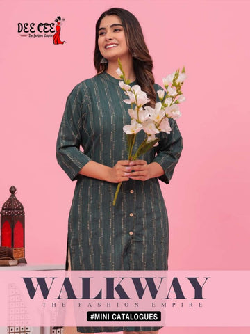 Dee Cee Walkway Wholesale Rayon Kurti With Pants (370x04)