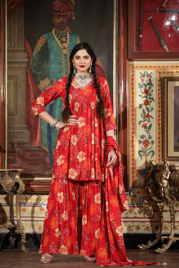 Radiant Printed Sharara Set (1795x04)