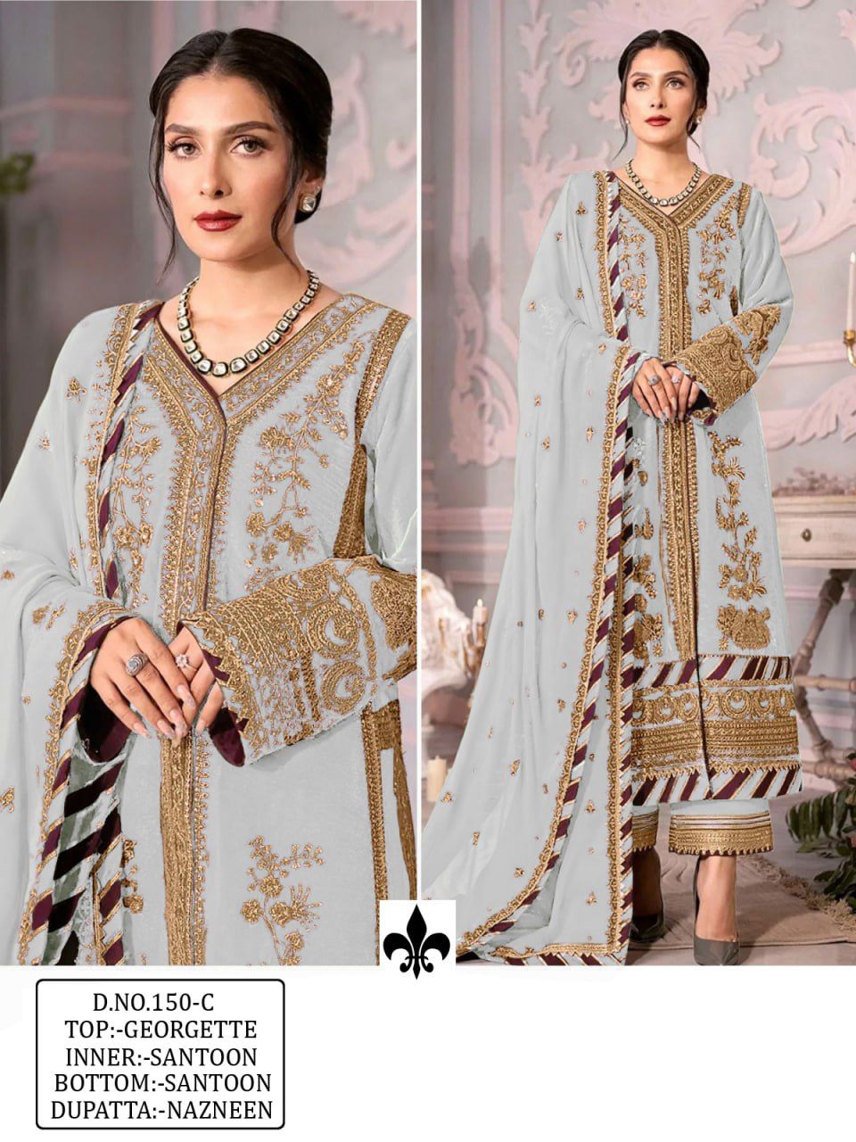 Pakistani Festival Wear Georgette Salwar Suit KF 150