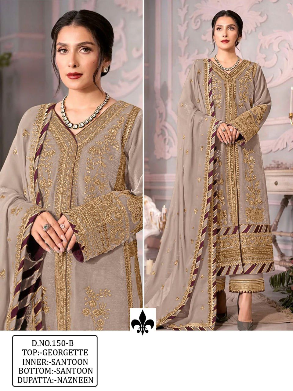 Pakistani Festival Wear Georgette Salwar Suit KF 150