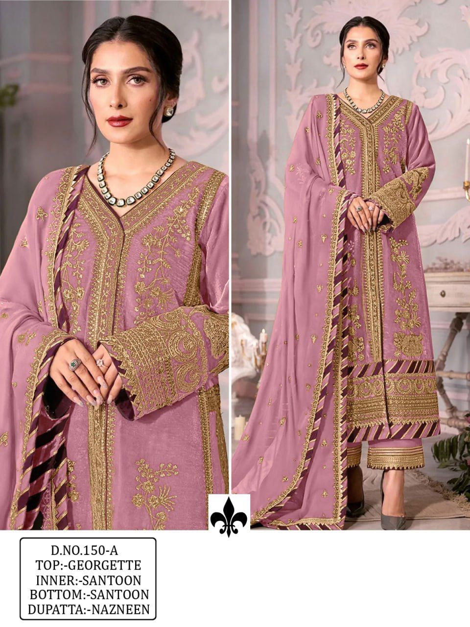 Pakistani Festival Wear Georgette Salwar Suit KF 150