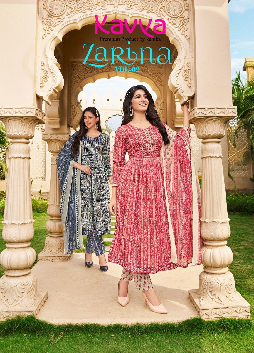 Kavya Zarina Vol 2 Series 2001-2010 Fancy Readymade Suit (649x10)