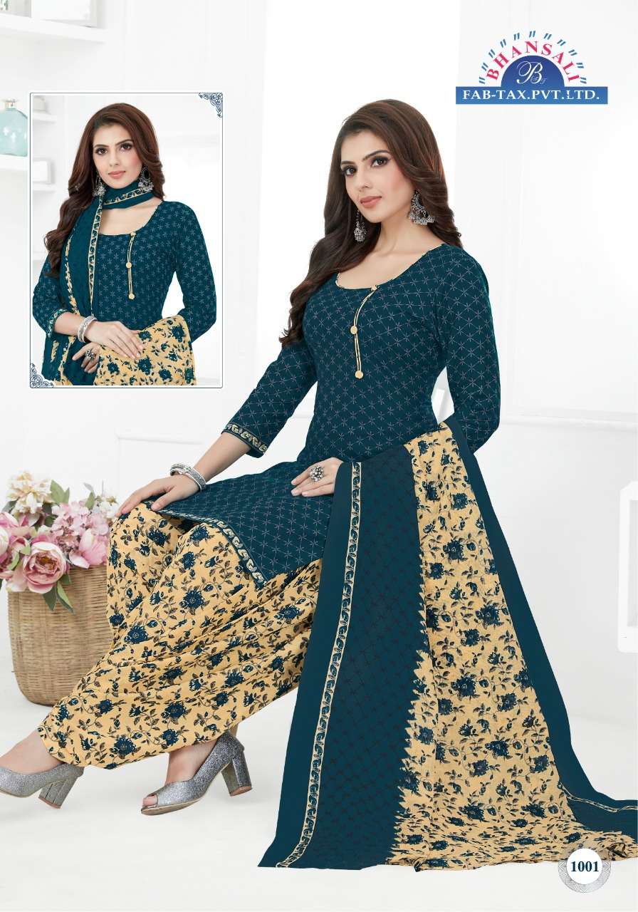 Bhansali Aashma Vol 10 Cotton Kurti Set (430x15)