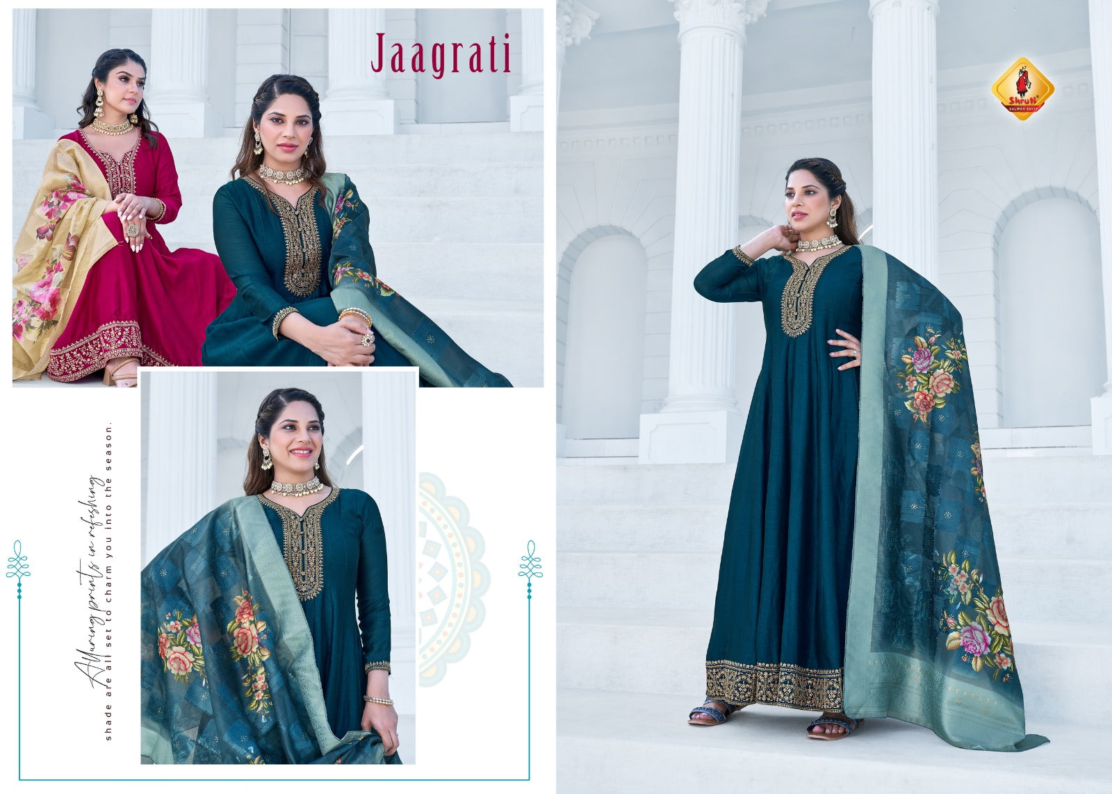 Shruti Ghunghat Readymade Pant Style Suits (1495x04)