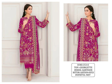 Pakistani Festival Wear Georgette Salwar Suit KF 153