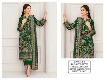 Pakistani Festival Wear Georgette Salwar Suit KF 153