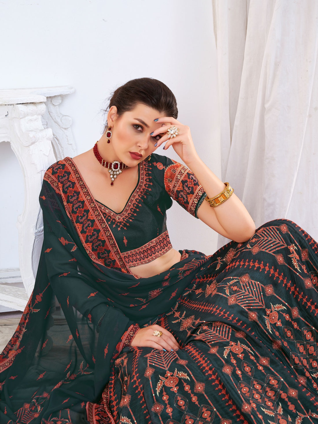 Designer Lehenga Choli Alfaaz Siya 1001-1006 Series