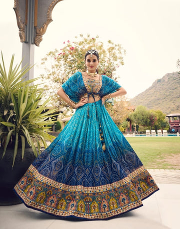 Arunima Virasat 2001 To 2007 Series Festive Wear Pure Chinnon Lehenga