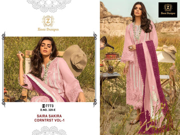 Ziaaz Designs 320 Saira Sakira Corntrst Vol 1 Suits