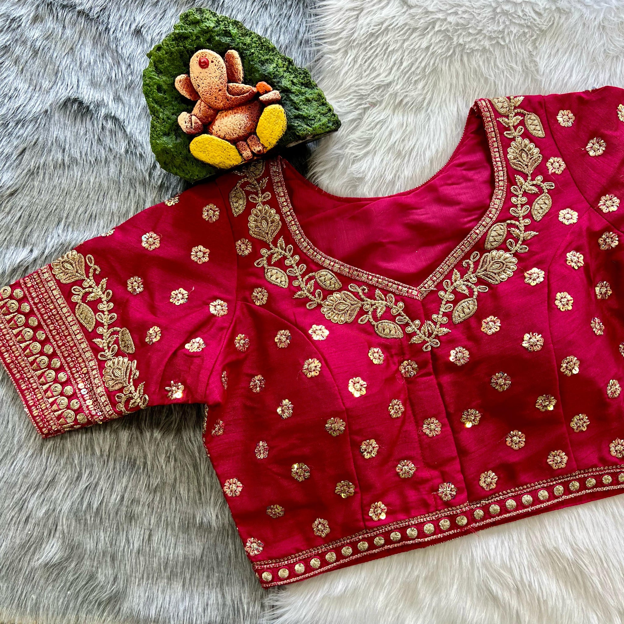 Sabyasachi Style Heavy Wedding Blouse