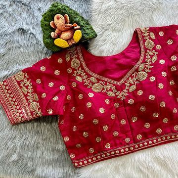 Sabyasachi Style Heavy Wedding Blouse