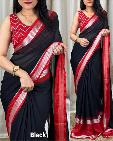 Beautiful Designer Mysha Chiffon Saree