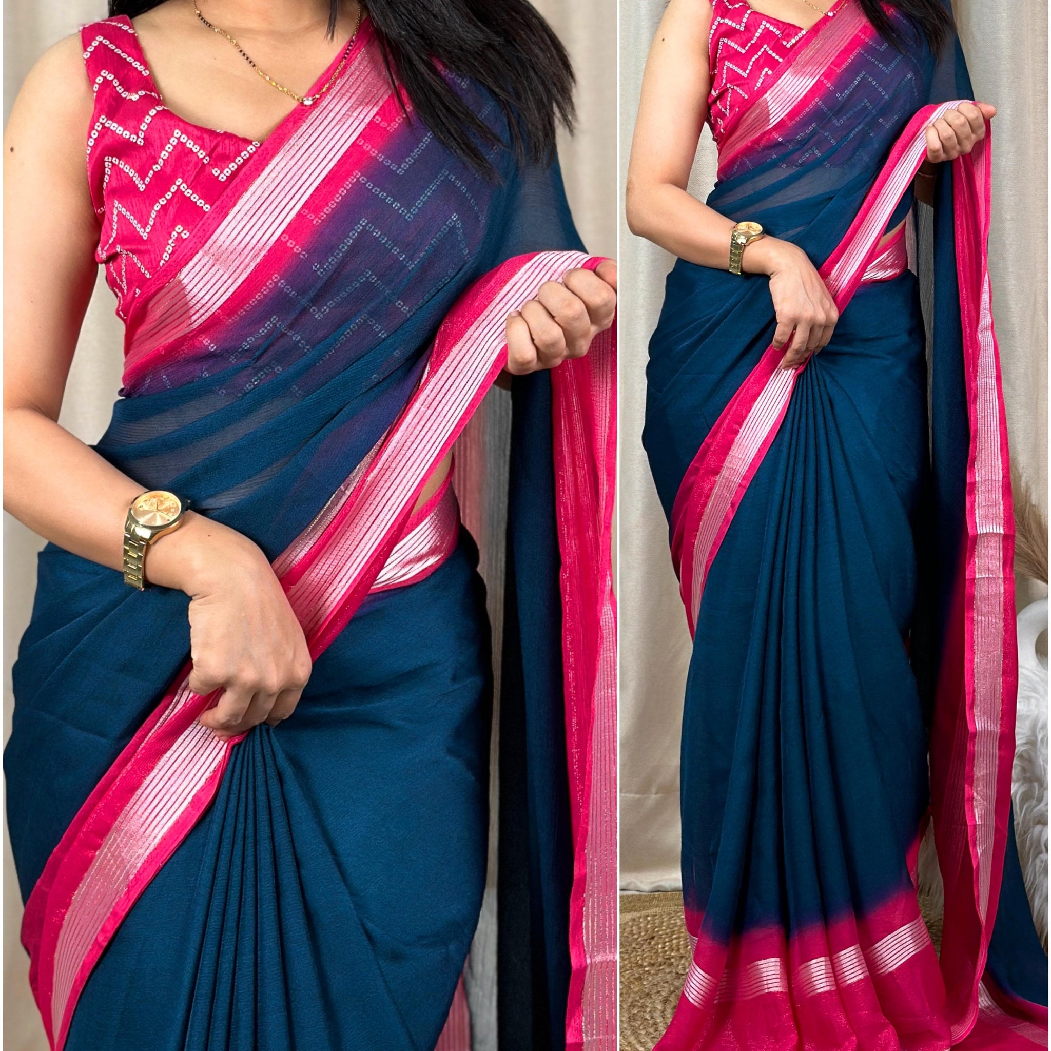 Beautiful Designer Mysha Chiffon Saree