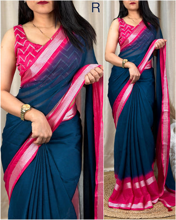 Beautiful Designer Mysha Chiffon Saree