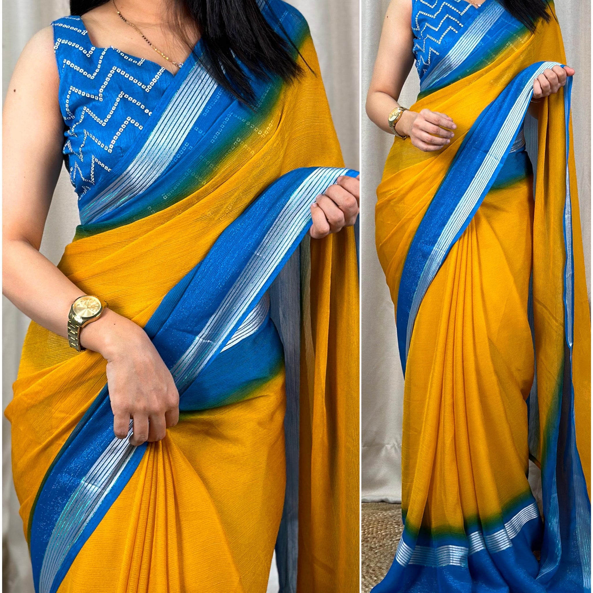 Beautiful Designer Mysha Chiffon Saree