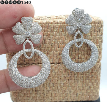 Beautiful American Diamond Earrings Set