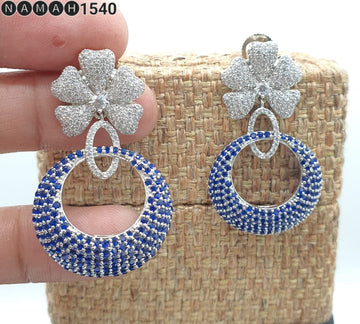 Beautiful American Diamond Earrings Set