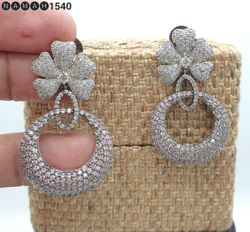 Beautiful American Diamond Earrings Set