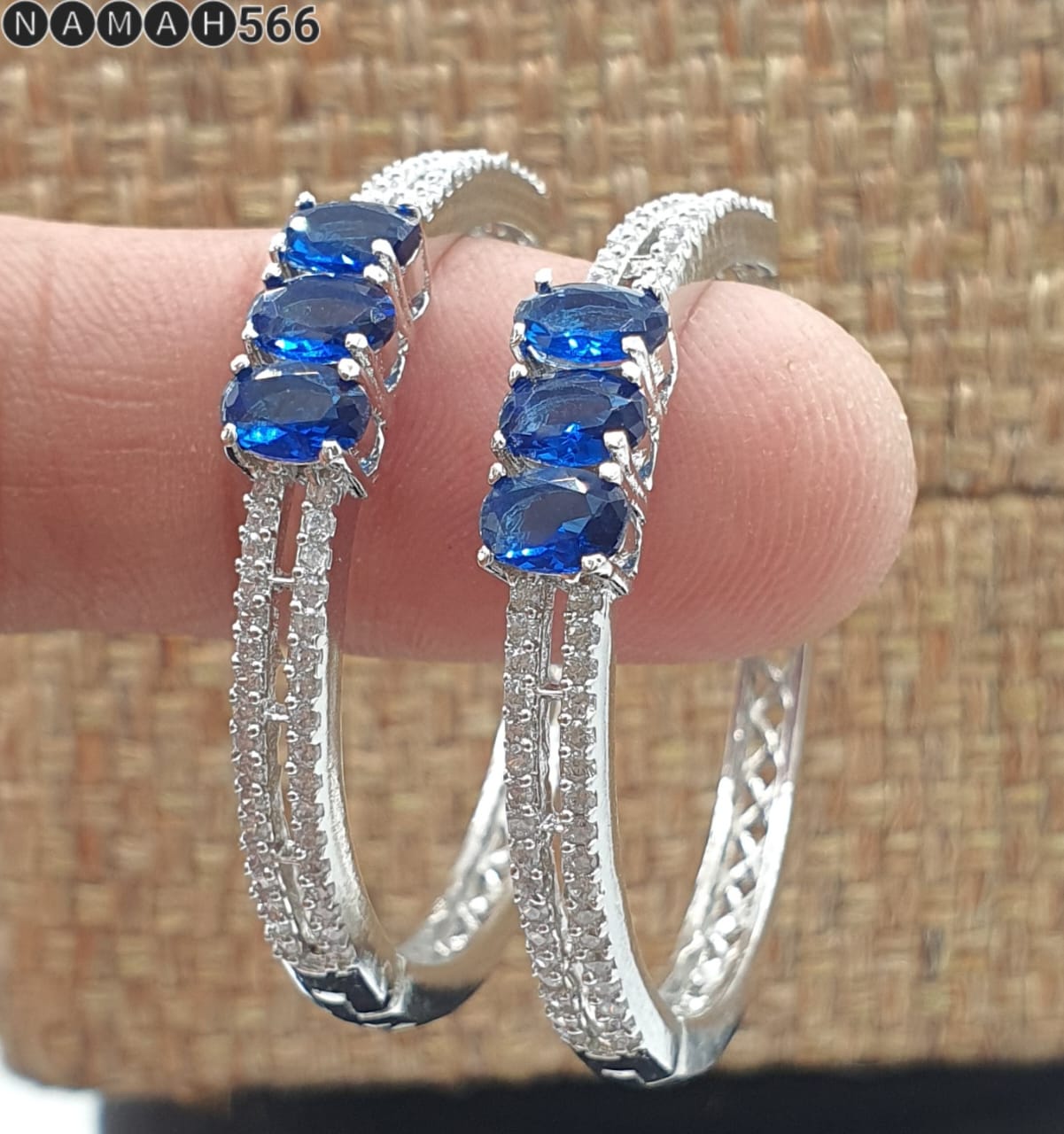 Beautiful American Diamond Earrings Set