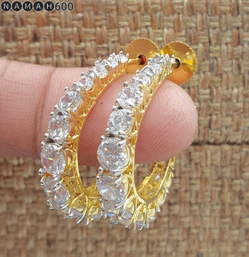 Beautiful American Diamond Earrings Set