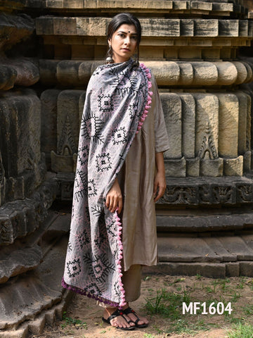 Navratri Pure Khadi Embroidered Shawls & Dupatta.