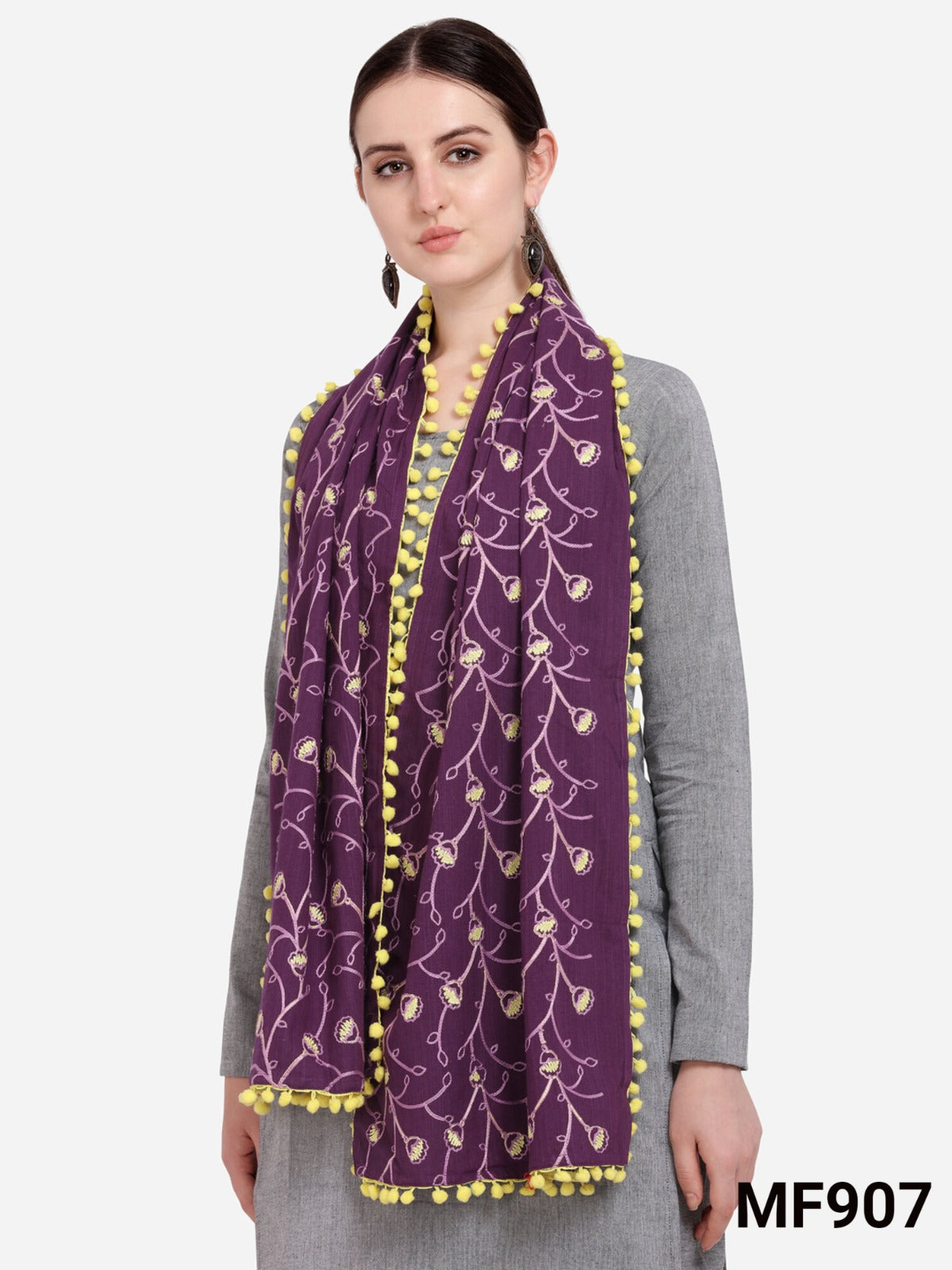 Navratri Pure Khadi Embroidered Shawls & Dupatta.