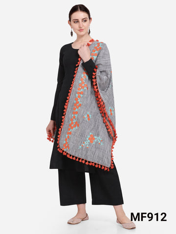 Navratri Pure Khadi Embroidered Shawls & Dupatta.