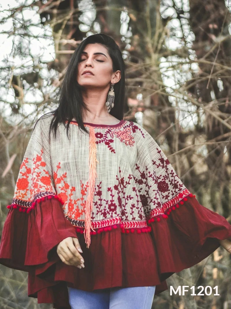 Beautiful Designer Circular Poncho Collection