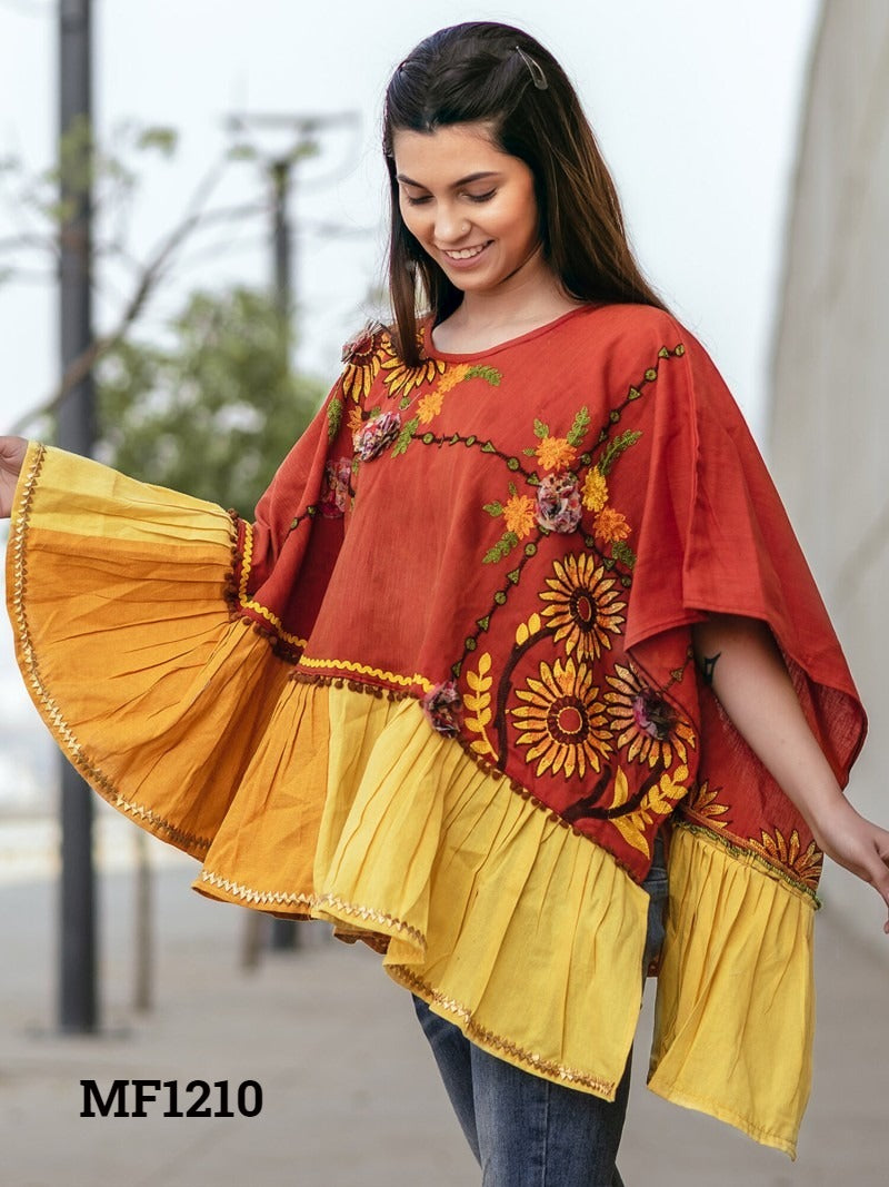 Beautiful Designer Circular Poncho Collection