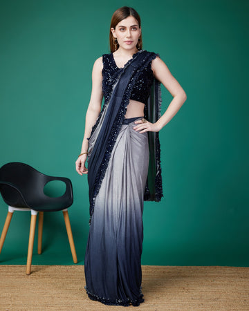 Beautiful Designer Ready To Wear One minute Saree