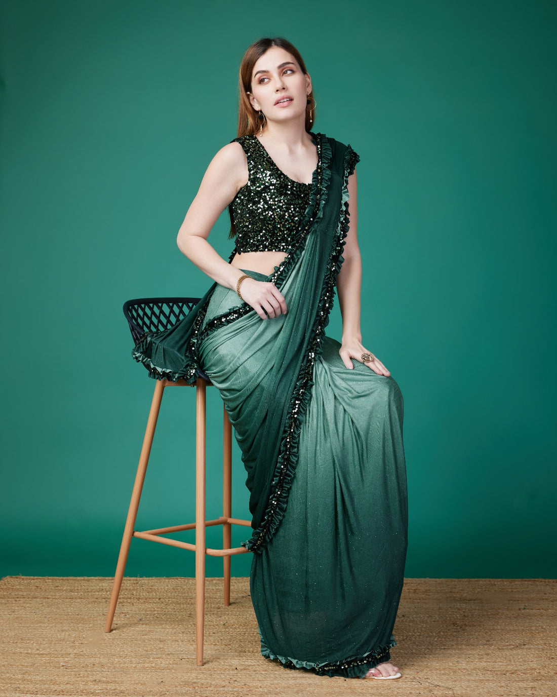 Beautiful Designer Ready To Wear One minute Saree